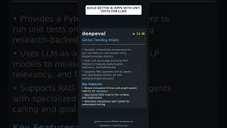 GitHub Trending Repositories: confident-ai/deepeval 🇬🇧