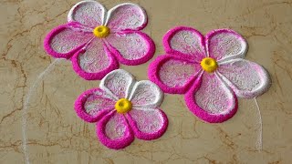 Beautiful Flowers Rangoli Design | Easy Rangolis | Relaxing & Satisfying | Top Rangolis by Aarti
