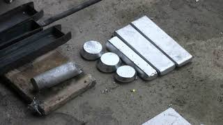 New Casting Furnace Melting Aluminium Scrap Into Ingots