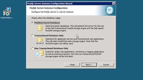 IIS 7   Installing MySQL on Windows 2008