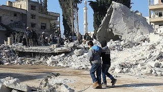 Airstrikes kill dozens in Syrian rebel-held Idlib