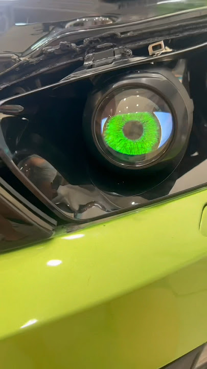 Devil eyes lens for car headlights |Blazexel #carlover #caraccessories #headlights #caraccessories
