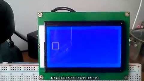 LCD 128x64 Matrix animation