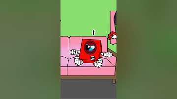 Numberblocks 1enduring the pain of his injured leg#animation #cartoon #numberblocks