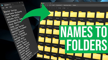 Batch Create Named Folders in Seconds