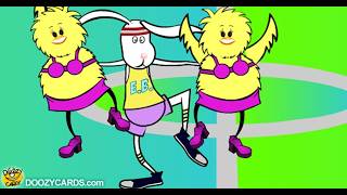 Easter ecard - Bunny Boogie - Doozycards