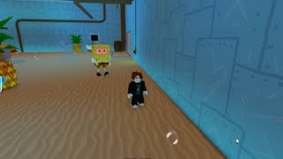 Roblox evil spongebob Barry's prison run! #spongebob #roblox