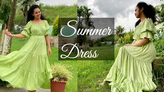 Summer Maxi Tiered Dress || Manipuri || Dayani 2020
