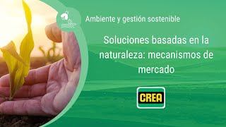 Soluciones basadas en la naturaleza: mecanismos de mercado