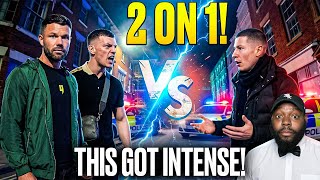 AMERICAN REACTS TO KNOCKOUT AUDITS’ INTENSE 2-ON-1 SITUATION IN WIGAN UK