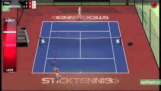 Обзор - Stick Tennis - для Андроид screenshot 3