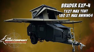 Bruder EXP4 with TX27 MAX Rooftop Tent  The Bush Company