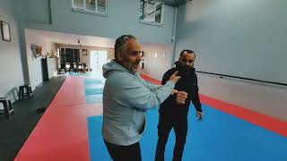 reality check. knife defense from the front.