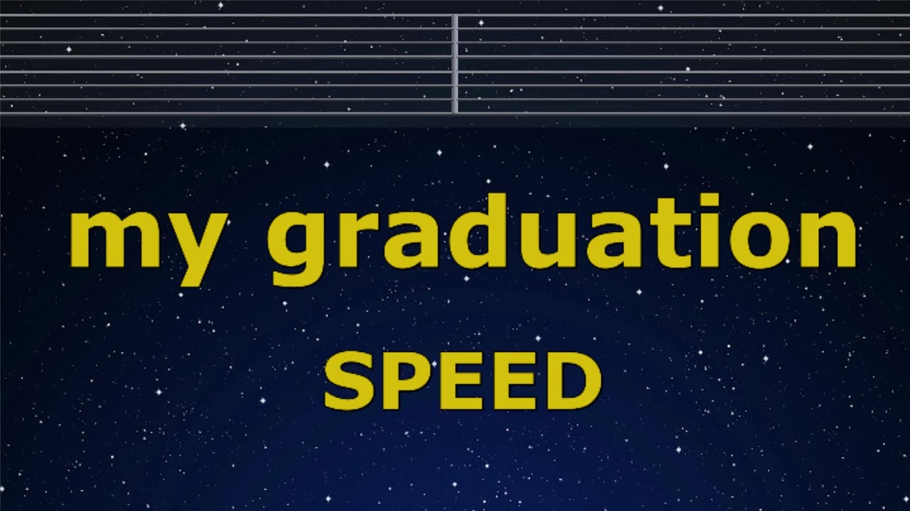 Karaoke♬ my graduation - SPEED 【No Guide Melody