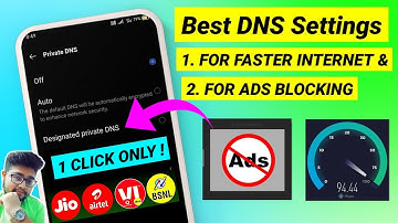 Best DNS Settings For Fast Internet & Ads Block 🔥| Dns Settings | Private DNS Settings | Dns Adguard