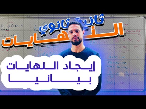 النهايات ثانية ثانوي النهايات بيانيا مع الأستاذ وليد بومرزوق