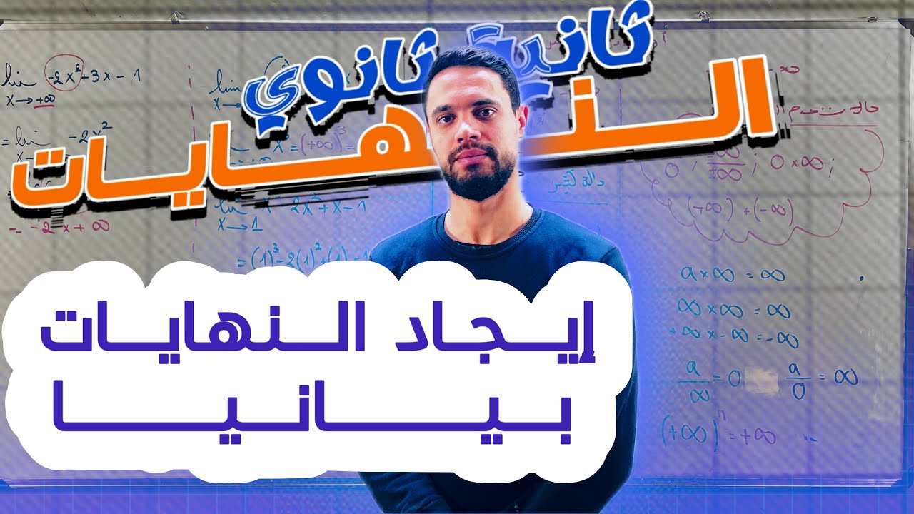 النهايات ثانية ثانوي || النهايات بيانيا مع الأستاذ وليد بومرزوق