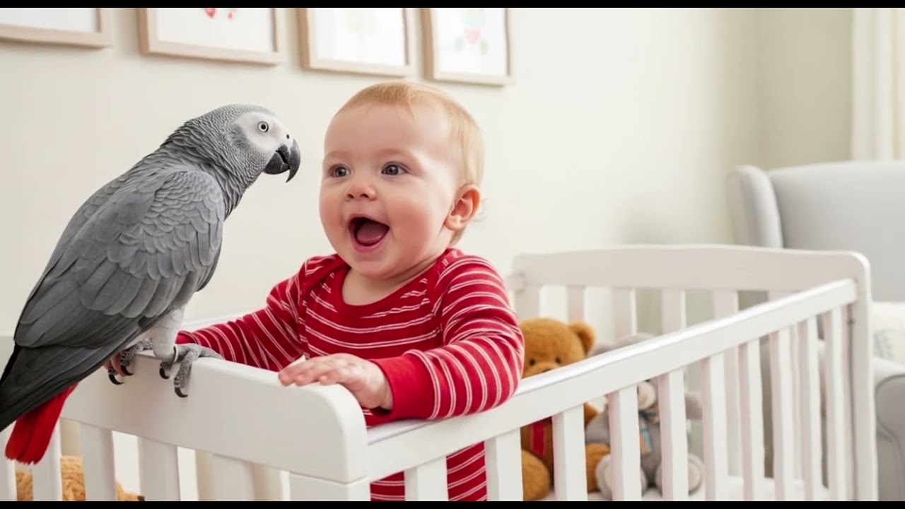 Если бы камера не сняла это, никто бы не поверил в этого попугая!