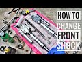 How to change Motorcycle Front Shock | Mutarru Front Forks | Oil Seal | Fork Oil | MIO
