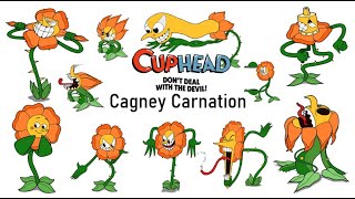 Cuphead CAGNEY CARNATION Animated Spritesheet with Audio #cuphead