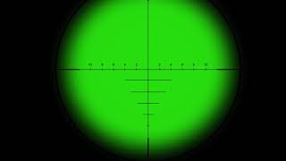 Sniper Viewfinder On Green Screen Sniper Gun Scope Zoom In Free Stock Footage Copyright Free