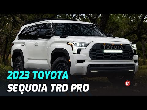 The 2023 Toyota Sequoia TRD Pro Is A Full-Size Hybrid Off-Roader