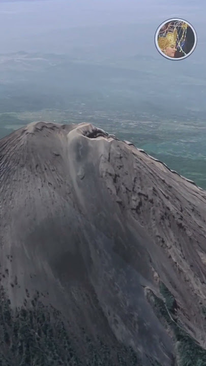 Mount Semeru Crater, Jonggring Saloko #shorts #semeru