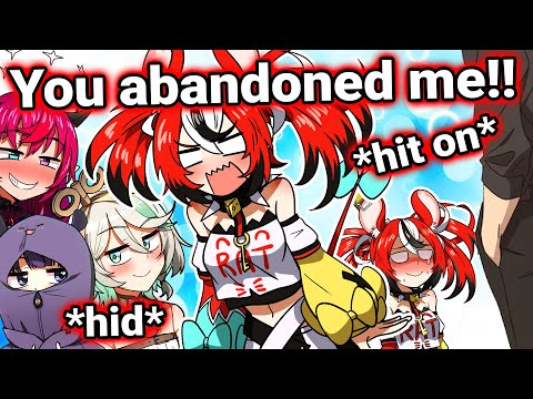 HoloEN girls got hit on IRL in New York City and it's storytime