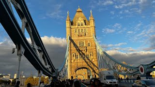 Walking London : London Eye to Tower Bridge via River Thames South Bank