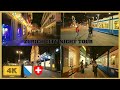4K Zurich City Night Tour - Zurich Central - Niederdorf and Limmatquai 19 November 2020