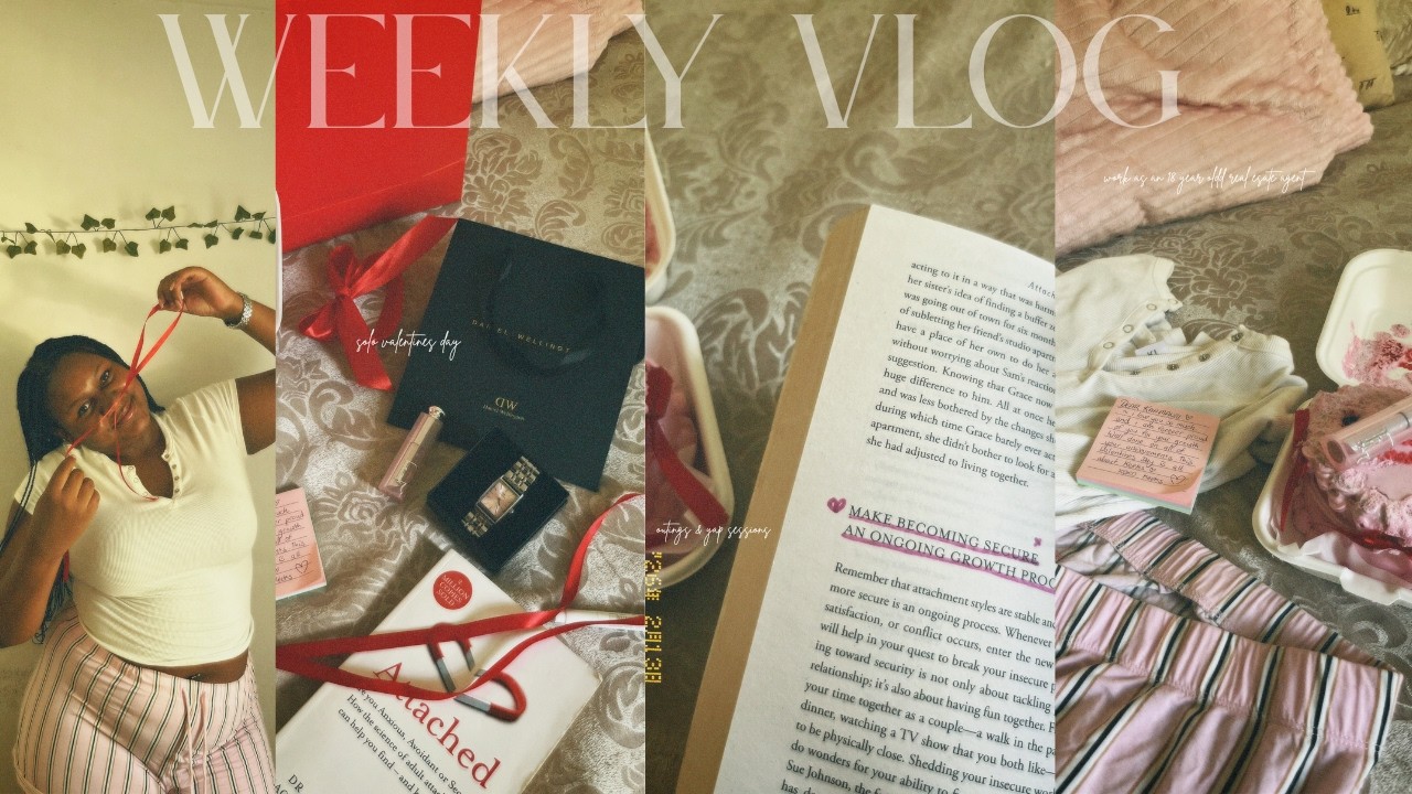 WEEKLY VLOG: solo valentines, 18 year old real estate agent, work, outings and routines