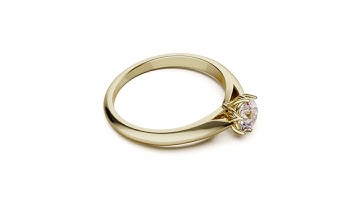 Yellow Gold|jewelry rendering|keyshot animation||keyshot tutorial for beginners|diamond ring|student