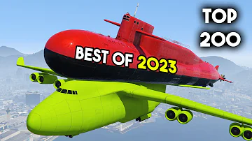 BEST MOMENTS OF 2023 ! (GTA 5 TOP 200 FUNNY MOMENTS AND THUG LIFE)