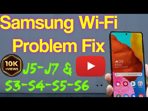 Samsung galaxy J5 Wi-Fi problem fix