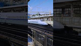 小田原駅に到着する東海道新幹線N700系 X61編成(N700a)