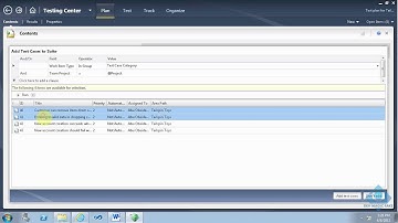 Introduction to Test Planning with Microsoft Test Manager  11 Beta