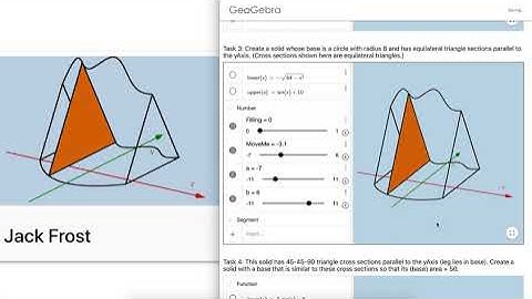 Building 3D Surfaces in GeoGebra Classroom