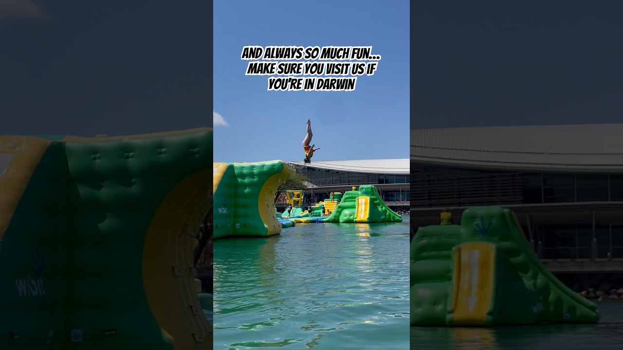 Have you been on an Aqua Park before? 😎💦 