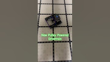 Pulley Powered Drivetrain Concept #vexiq #robotics #vex
