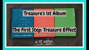 Unboxing Treasure 트레저 1st Album The First Step: Treasure Effect (Blue, Orange and Green Ver.)💎