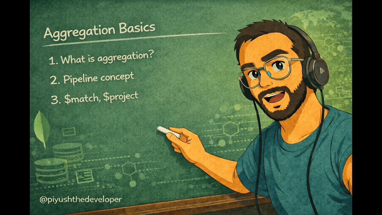 Aggregation Basics | MongoDB Complete Tutorial for Developers - YouTube
