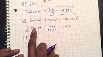 5 7 The Natural and Logarithmic Function Integration Ex1 2