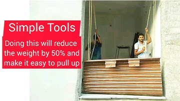 Rolling shutters fitting using easy working tools