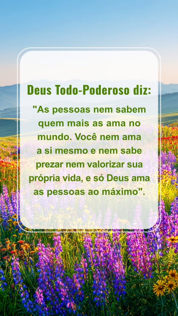 Acalme-se diante de Deus, leia Suas palavras