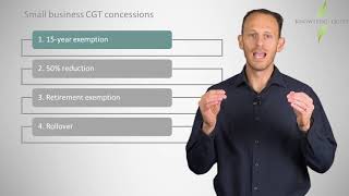 CPA Small Business CGT Concessions