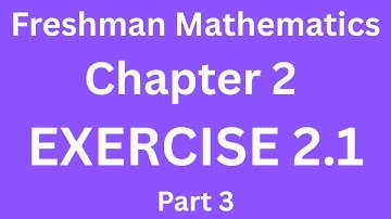 Mathematics Chapter 2 Exercise 2 1 Part 3 Mathematical Induction