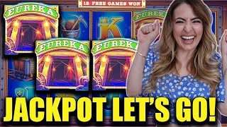 You Finally Bet Up & Win 12 Free Games JACKPOT On Eureka Blast In Vegas 💰 screenshot 1
