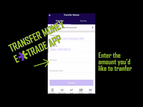 How To Transfer Money On The E*Trade Mobile App | 2021