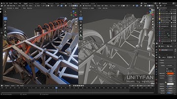Sci-Fi vehicle 025 - 3D modeling - part 23 - 4x timelapse