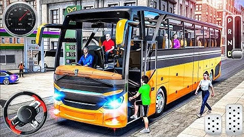Offroad Coach Bus Driving 2025 - Real UphillBus Drive 3D Simulator - Android GamePlay